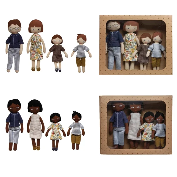 Family - Boxed set of 4 - Reversible Clothing