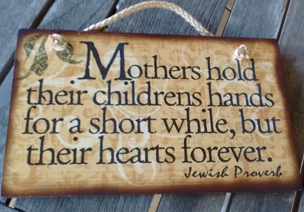 Wooden Sign Humor Proverbs Jewish Made in USA