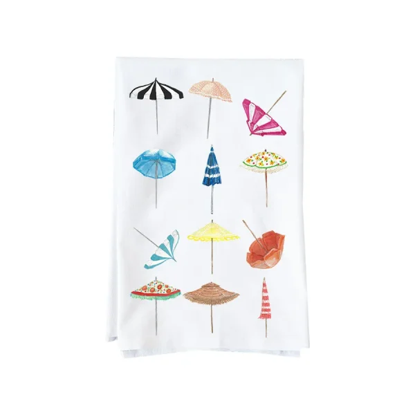Umbrella Collage Kitchen Towel