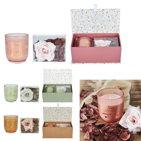 1 piece - SCENTED CANDLE AND POT POURRI - for color option contact us on 03 46 45 47