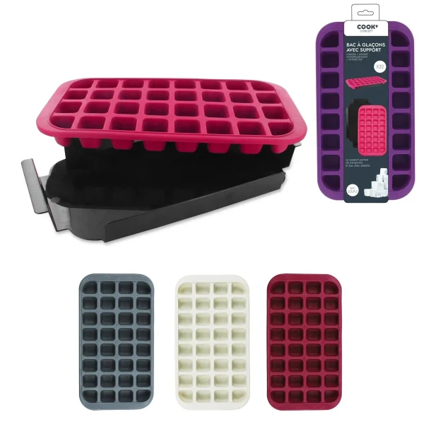 1 piece - 32 SLOT ICE CUBE TRAY + STAND - for color option contact us on 03 46 45 47