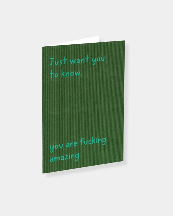 YOU'RE FUCKING AMAZING  - MINI CARD