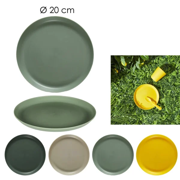 1 piece - PLASTIC PLATE D20CM - for color option contact us on 03 46 45 47