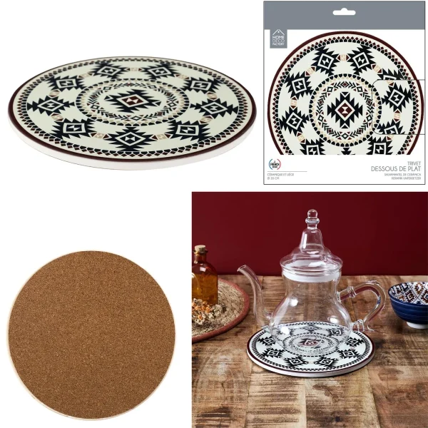 1 piece - CERAMIC TRIVET. ORIGINAL COLLECTION - for color option contact us on 03 46 45 47