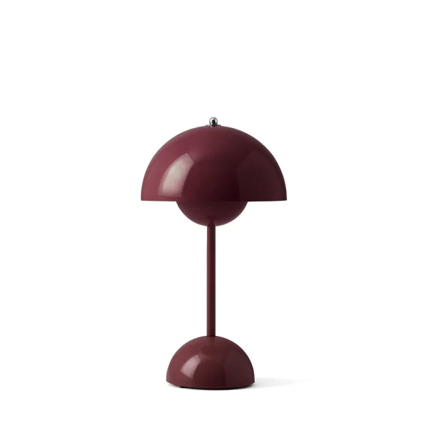 &tradition | flowerpot VP9 portable lamp | dark plum